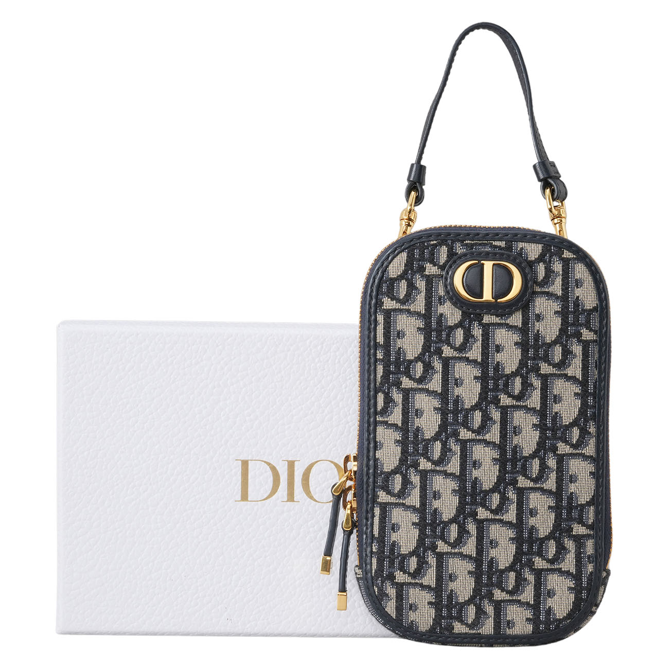 CHRISTIAN DIOR(USED)디올 오블리크 몽테인 폰 홀더백
